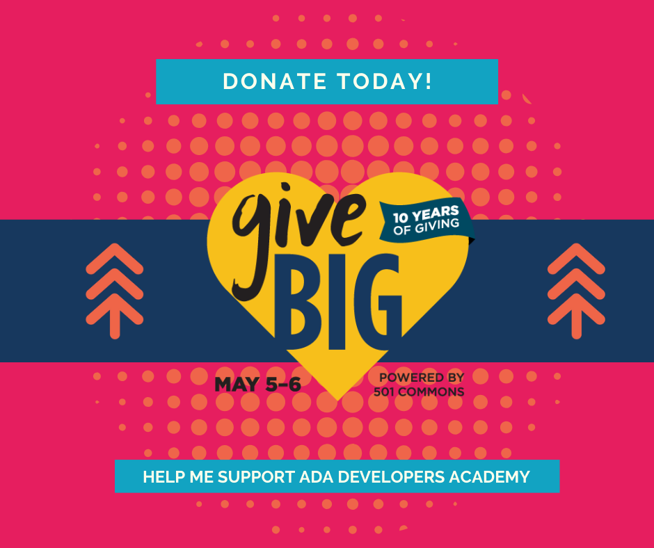 Help Me support Ada on Give Big
